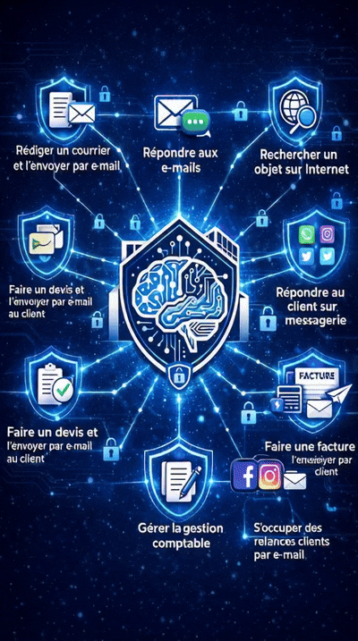 Illustration de la sécurité Intelloria Localis